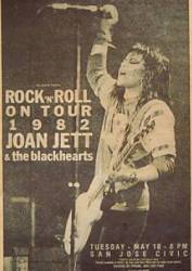 Joan Jett And The Blackhearts : Rock'n'Roll on Tour 1982
